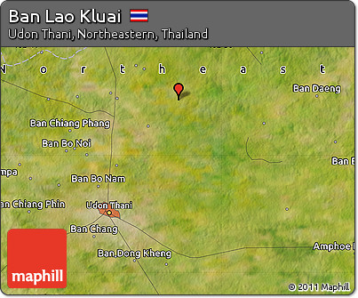 Satellite Map of Ban Lao Kluai