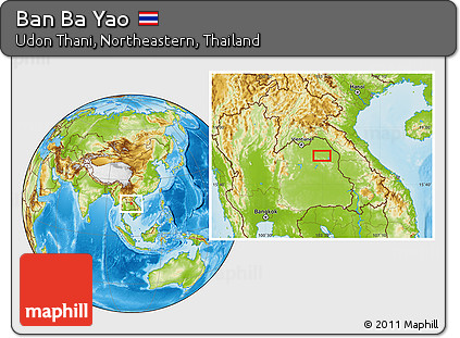 Physical Location Map of Ban Ba Yao