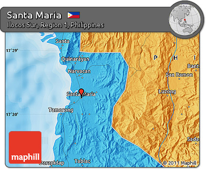Political Map of Santa Maria