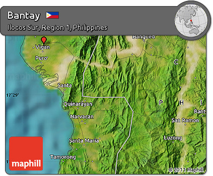 Satellite Map of Bantay