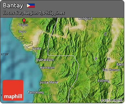 Satellite Map of Bantay