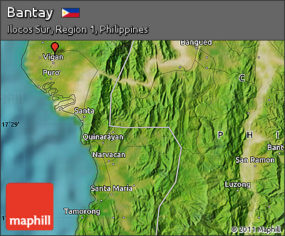 Satellite Map of Bantay