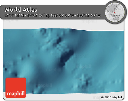 Satellite 3D Map of the Area around 17° 20' 20" N, 123° 19' 29" E