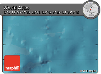 Satellite Map of the Area around 17° 20' 20" N, 124° 10' 30" E