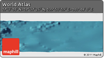 Satellite Panoramic Map of the Area around 17° 20' 20" N, 140° 19' 29" E