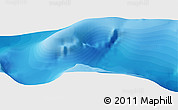 Political Panoramic Map of the area around 17° 20' 20" N, 150° 31' 30" E