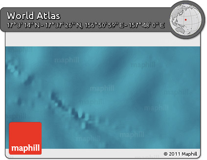 Satellite 3D Map of the Area around 17° 20' 20" N, 157° 19' 29" E