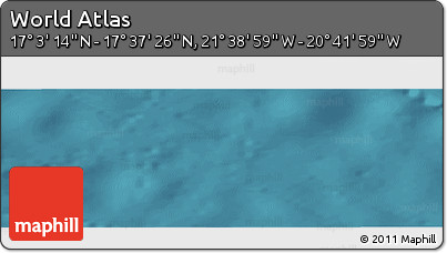 Satellite Panoramic Map of the Area around 17° 20' 20" N, 21° 10' 29" W