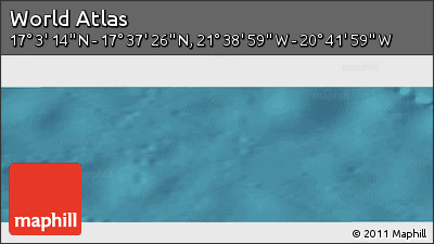 Satellite Panoramic Map of the Area around 17° 20' 20" N, 21° 10' 29" W
