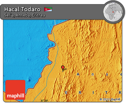 Political Map of Hacal Todaro
