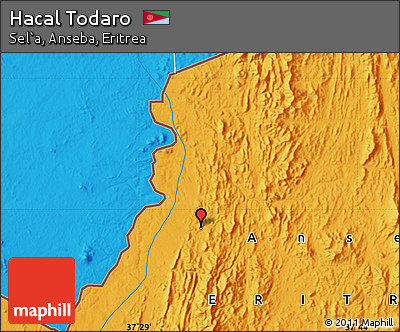 Political Map of Hacal Todaro