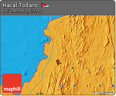 Political Map of Hacal Todaro