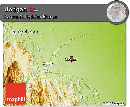 Physical 3D Map of Uodgan