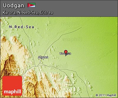 Physical 3D Map of Uodgan