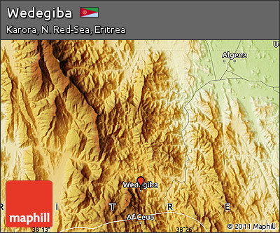 Physical Map of Wedegiba