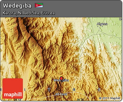 Physical Map of Wedegiba