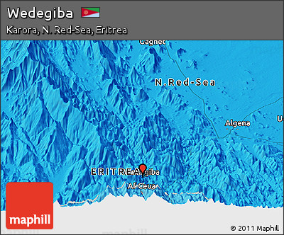 Political Panoramic Map of Wedegiba