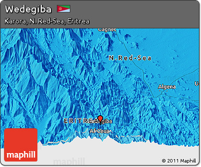 Political Panoramic Map of Wedegiba