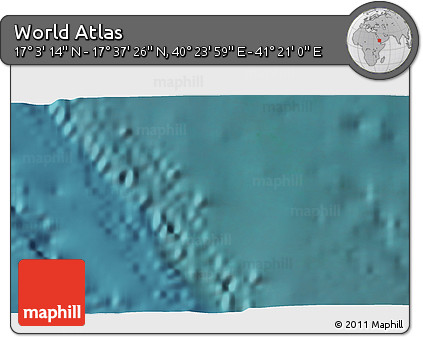 Satellite 3D Map of the Area around 17° 20' 20" N, 40° 52' 30" E