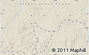 Shaded Relief Map of the area around 17° 20' 20" N, 51° 55' 29" E