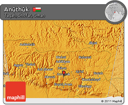 Political 3D Map of Anūthūk
