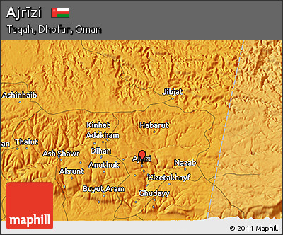 Political 3D Map of Ajrīzi