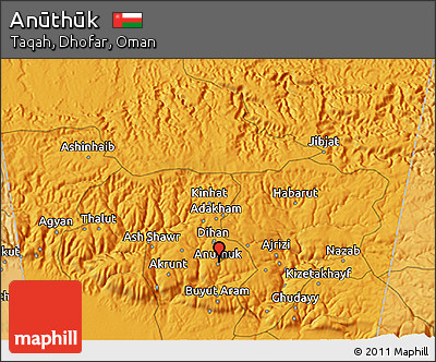 Political 3D Map of Anūthūk