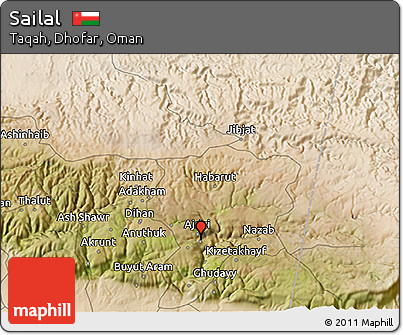 Satellite 3D Map of Sailal