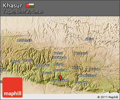 Satellite 3D Map of Khasur