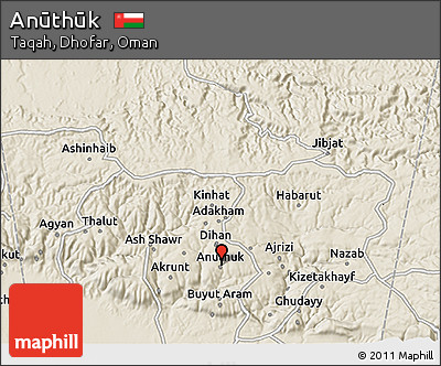 Shaded Relief 3D Map of Anūthūk