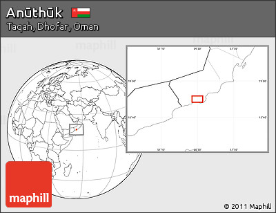 Blank Location Map of Anūthūk