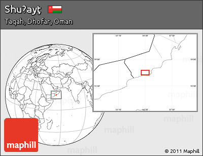Blank Location Map of Shuḩayţ