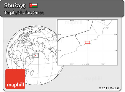Blank Location Map of Shuḩayţ