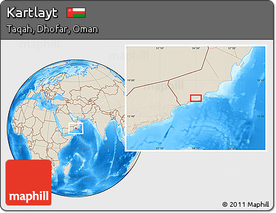 Shaded Relief Location Map of Kartlayt