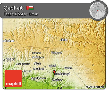 Physical Map of Qadhait