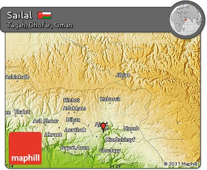 Physical Map of Sailal