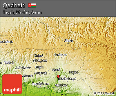 Physical Map of Qadhait