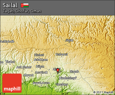 Physical Map of Sailal