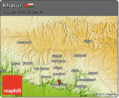 Physical Map of Khasur