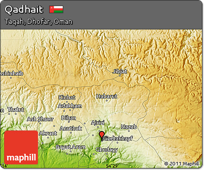 Physical Map of Qadhait