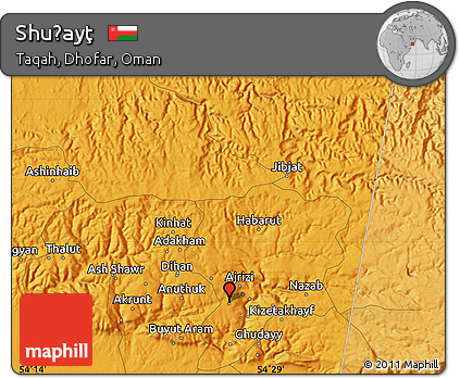 Political Map of Shuḩayţ