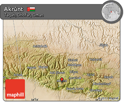 Satellite Map of Akrūnt