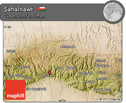 Satellite Map of Şahalnawt