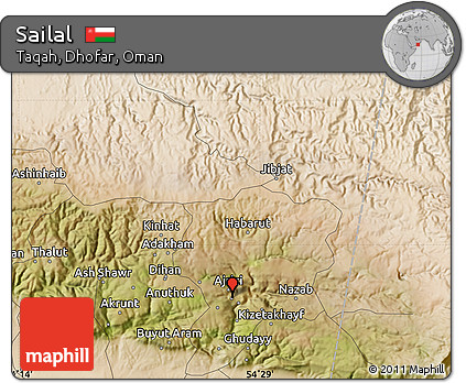 Satellite Map of Sailal