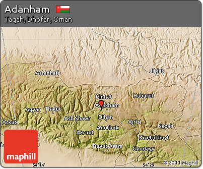 Satellite Map of Adanham