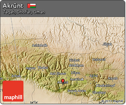 Satellite Map of Akrūnt