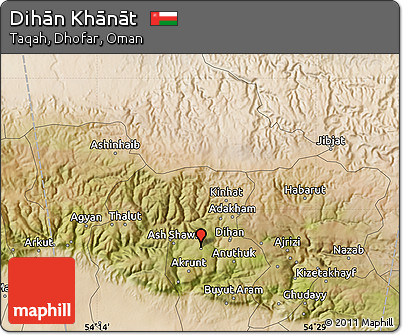 Satellite Map of Dihān Khānāt