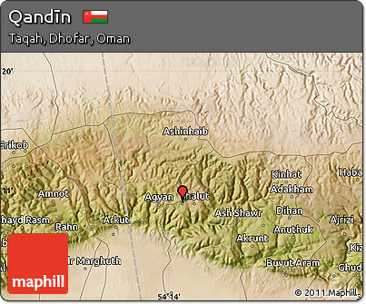 Satellite Map of Qandīn