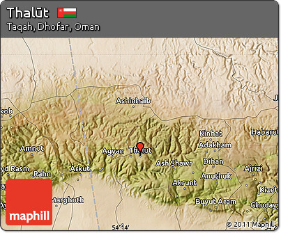 Satellite Map of Thalūt