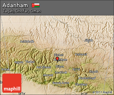 Satellite Map of Adanham